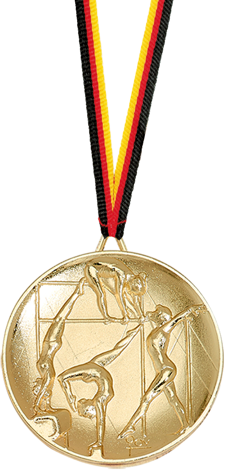 3D Turnen Medaille in 65mm