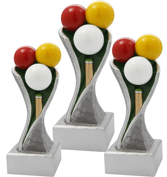 Billard Trophäe 3er Serie