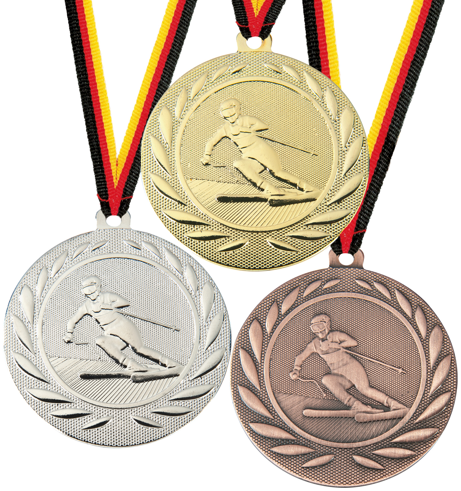 Ski Alpin Medaille in 50mm